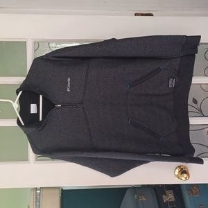 Columbia sports wear men's size large black pull over shirt